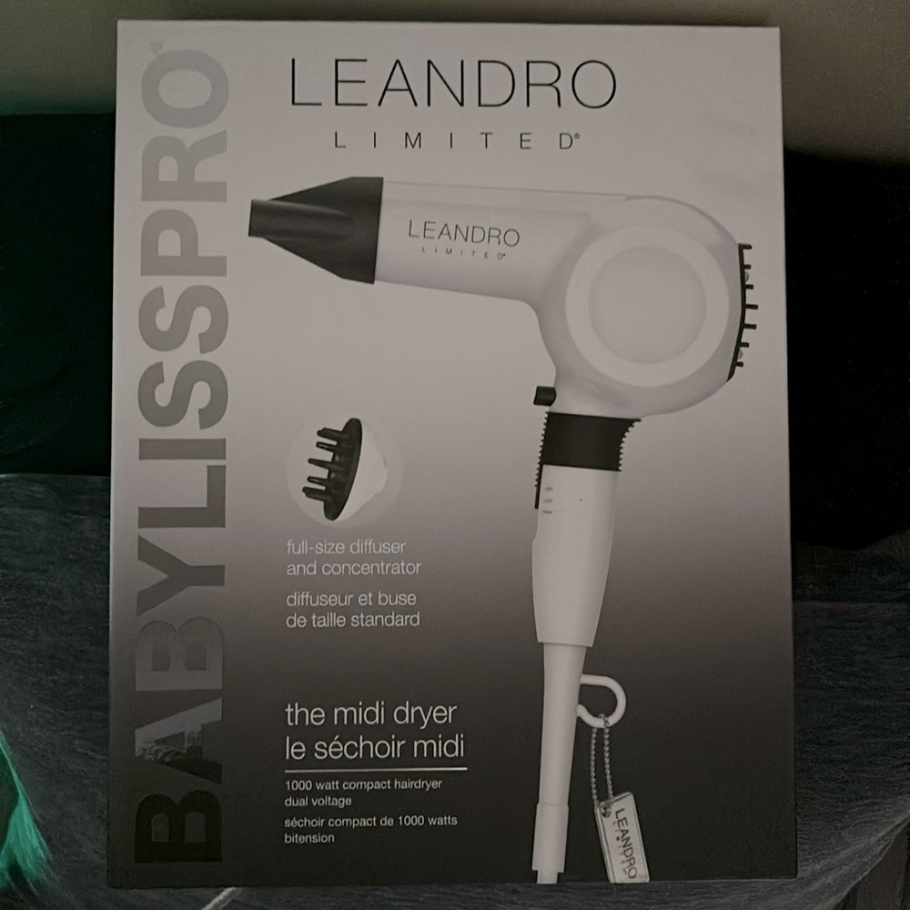 Babyblisspro Leandro limited hairdryer brand new in box